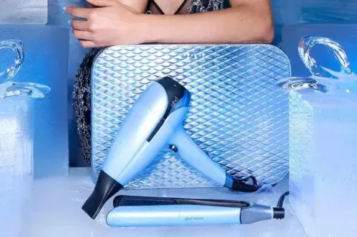 🦊GHD Chronos & Helios Deluxe Set, Ice Luxe Blue-