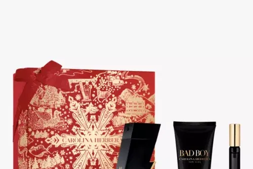 🦊 Carolina Herrera Bad Boy Eau de Toilette 50ml Fragrance Gift Set-AUTO WIN