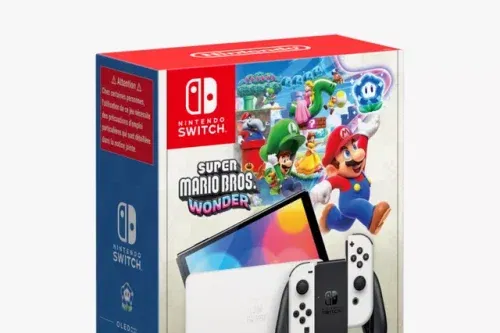 🦊 Nintendo Switch OLED 64GB Console with Joy-Con, White-AUTO WIN