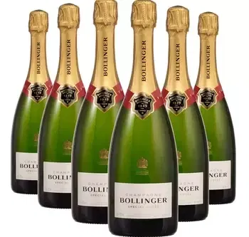 BOLLINGER SPECIAL CUVÉE NV CHAMPAGNE, 6 X 75CL -AUTO WIN