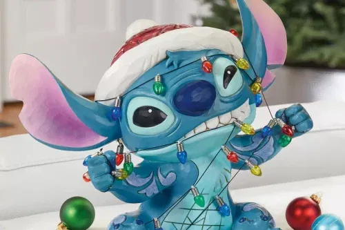 14.8 inch Holiday Stitch Hand Painted Statue by Jim Shore-AUTO WIN