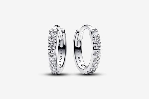 🦊PANDORA Sparkling Huggie Hoop Earrings- AUTO WIN 21/11