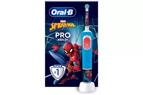 🦊Oral-B Pro Kids Spiderman Electric Toothbrush- AUTO WIN 02/11