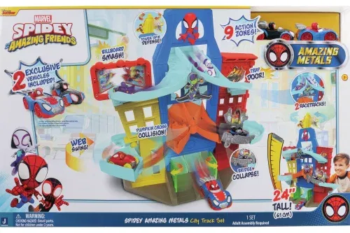 🦊Marvel's Spidey and His Amazing Friends City Track Set-AUTO WIN 12/11