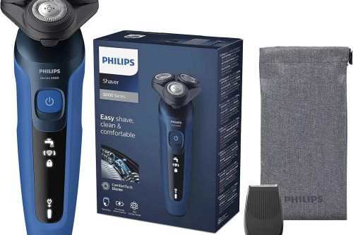 🦊Philips Shaver Series 5000, Wet and Dry Electric Shaver, ComfortTech blades 360°, Contour Heads, Advanced Display, SmartClick Precision Trimmer- AUTO WIN 12/11