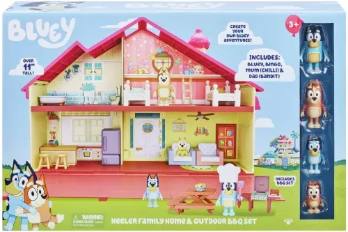 🦊Bluey Mega Bundle Home, BBQ And Family Playset - AUTO WIN 05/11