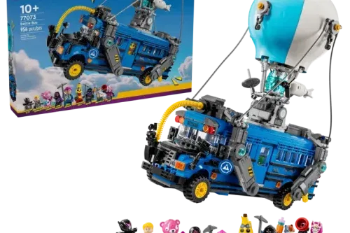 🦊NEW LEGO - FORTNITE 77073 BATTLE BUS - AUTO WIN
