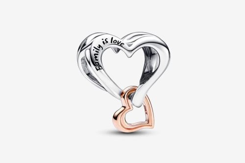 🦊Pandora Two-tone Openwork Infinity Heart Charm- AUTO WIN 10/11