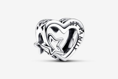 🦊Pandora -Openwork Family Heart & Star Charm- AUTO WIN 03/11