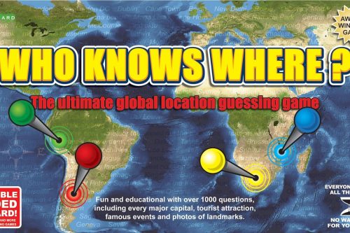 🦊Wild Card Games Who Knows Where? - The Global Location Guessing Family Board Game- AUTO WIN 05/11
