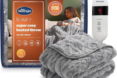 Silentnight Luxury Super Cosy Heated Throw AUTO WIN