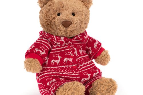 🦊 JELLYCAT Bartholomew Bear Winter Pyjamas-AUTO WIN