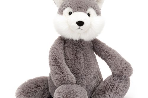 🦊 Jellycat Bashful Wolf AUTO WIN 01/12