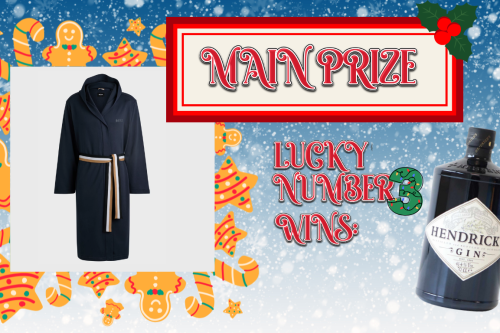 CHRISTMAS ADVENT CALENDAR- WIN BOSSHooded Robe + FIND THE INSTANT WIN