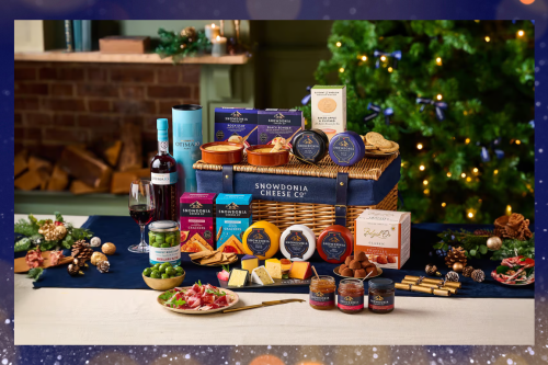 🦊 Christmas Cheese, Charcuterie & Port Wicker Hamper-AUTO WIN