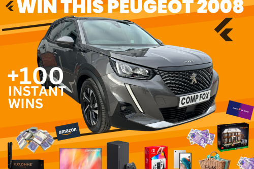 WIN THIS PEUGEOT PLUS 100 MEGA INSTANT WINS UP FOR GRABS