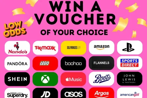 WIN £200 VOUCHER OF YOUR CHOICE- LOW ODDS – AUTO WIN –12/02
