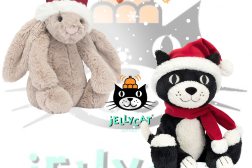🦊JELLYCAT - CHRISTMAS CAT JACK & BASHFUL CHRISTMAS BUNNY - AUTO WIN 16/11