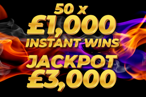 CASH IS KING INSTANTS - 50X £1000 CASH INSTANTS + 25 X £100 SITE CREDIT- INSTANT WINS – JACKPOT £3,000-06/01- AUTO WIN