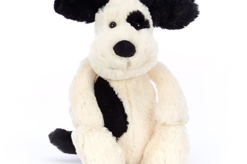 🦊 JELLYCAT Bashful Black & Cream Puppy-AUTO WIN