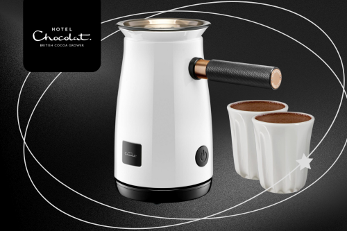 Hotel Chocolat Velvetiser & 2x Podcups, White-AUTO WIN
