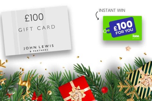 CHRISTMAS ADVENT CALENDAR- WIN £100 John Lewis Gift Card + FIND THE INSTANT WIN -AUTO WIN