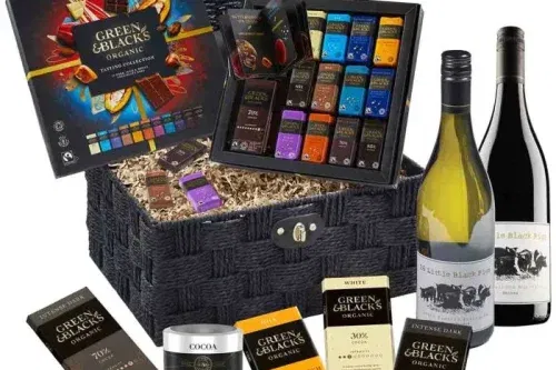 🦊G&B ORGANIC CHOCOLATE & WINES HAMPER-AUTO WIN 09/12
