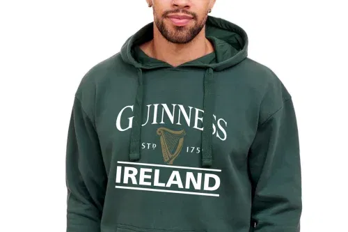 🦊 GUINNESS BOTTLE GREEN UNISEX HOODIE-AUTO WIN