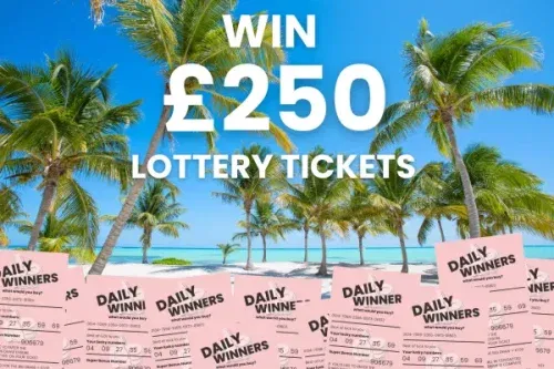 WIN £250 OF EURO MILLIONS TICKETS – 05/01 AUTO WIN –