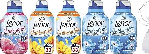 🦊Lenor Outdoorable Ultra Concentrated Fabric Conditioner Mixed Scent Bundle Pack of 6- AUTO WIN 16/01