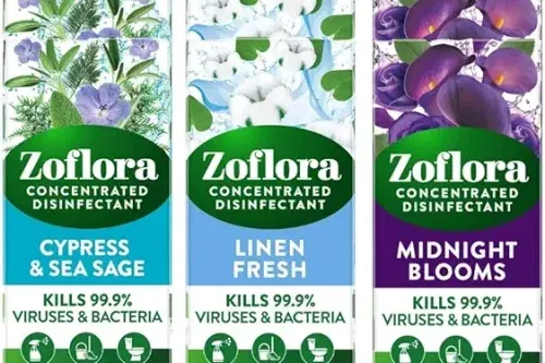 Zoflora Disinfectant Concentrates Cleaning Bundle, 12 x 120 ml
