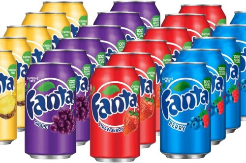 🦊Fanta USA Variety Party Pack of 24 Cans / 4 Flavours-AUTO WIN 11/01