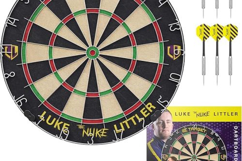 Target Darts Luke Littler Dartboard Set |AUTO WIN