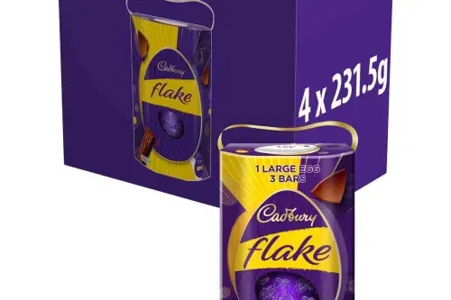 🦊CADBURY FLAKE EASTER LARGE EGG (BOX OF 4)-AUTO WIN 04/02