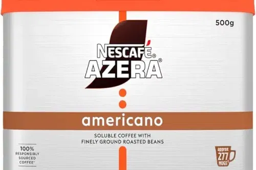 Azera Barista Inspired Americano Fine Instant Coffee Granules, 500g (1 Tin x 500g, Azera)-AUTO WIN