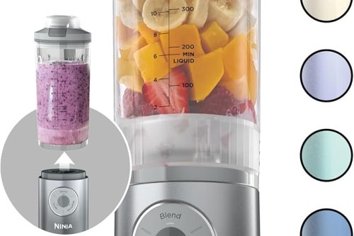 Ninja Blast Max, Portable Blender + Twist & Go, Personal Blender, AUTO WIN