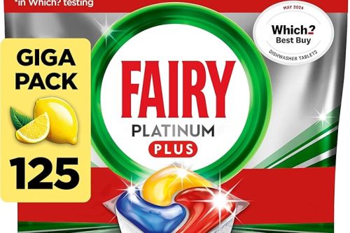 🦊Fairy Platinum+ Complete Dishwasher Tablets 125-AUTO WIN 25/02