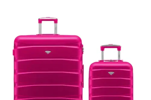 Set Of 2 Large Check-In & Small Carry-On Hardcase Travel Suitcase-AUTO WIN