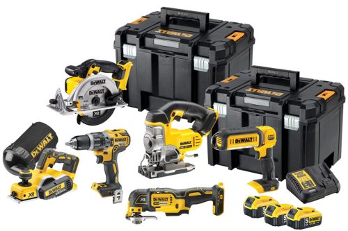 DeWalt DCK665P3T 18V XR Cordless 6pc Kit with 3x 5.0Ah Batteries