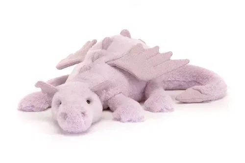 🦊 JELLYCAT LARGE LAVENDER DRAGON-AUTO WIN
