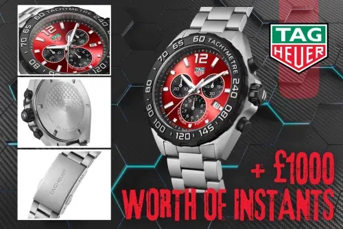 TAG HEUER FORMULA 1 CHRONOGRAPH + £1000 WORTH OF INSTANTS
