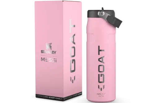 🦊The Messi x Stanley IceFlow™ Bottle with Flip Straw Lid | 0.7L-AUTO WIN