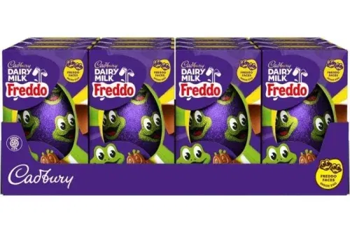 🦊 CADBURY FREDDO FACES CHOCOLATE EGG (BOX OF 12)-AUTO WIN 16/02