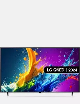 LG 43QNED80T6A (2024) QNED HDR 4K Ultra HD Smart TV, 43 inch with Freeview Play/Freesat HD, Ashed Blue