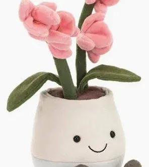 🦊 Jellycat Amuseables Pink Orchid (25cm)-AUTO WIN