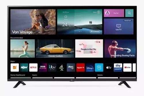 LG  43 inch with Freeview Play/Freesat HD, Black-AUTO WIN