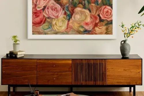 Samsung The Frame (2024) QLED Art Mode Smart TV with Slim Fit Wall Mount, 65 inch