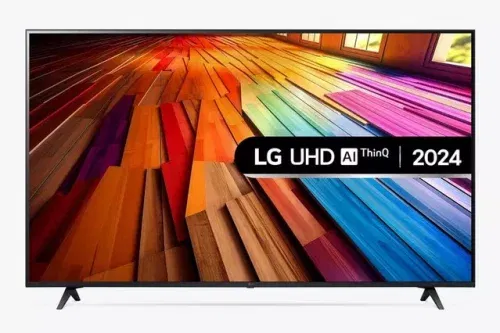 LG LED HDR 4K Ultra HD Smart TV, 65 inch with Freeview Play/Freesat HD, Ashed Blue