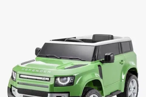 Xootz Land Rover Defender Electric Ride On, Green-AUTO WIN