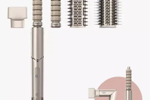 Shark FlexStyle HD436SLUK 4-in-1 Air Styler & Hair Dryer, Stone-AUTO WIN